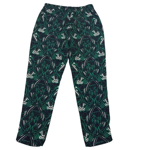 J. Crew Floral Pull-On Slim Fit Tuxedo Ankle Pants Women's Size 2 - Picture 4 of 9